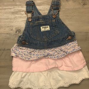 Oshkosh overall skirt